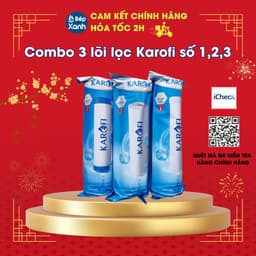 Thumbnail Bộ lõi lọc nước Karofi số 1,2,3 - Hàng Chính Hãng 2