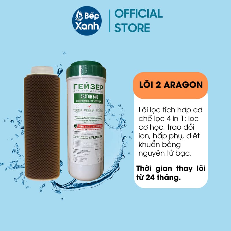 Ảnh Bộ lõi lọc nước Nano Geyser Ecotar 4 - Nhập khẩu Nga - Hàng Chính Hãng 4