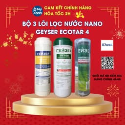Thumbnail Bộ lõi lọc nước Nano Geyser Ecotar 4 - Nhập khẩu Nga - Hàng Chính Hãng 2