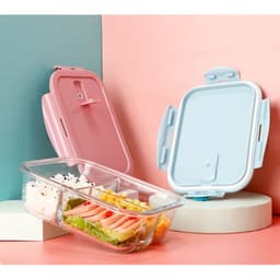 Thumbnail Nắp hộp đựng cơm thủy tinh chống tràn Yeahcook, Nắp hộp thủy tinh Glasslock (KHÔNG CÓ HỘP) 2