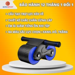 Thumbnail Con Lăn trợ lực tặng thảm lót bảo hành 12 tháng Thiết Kế Bánh Xe Rộng Êm Ái Chắc Chắn Cleacco Boro Sport 1