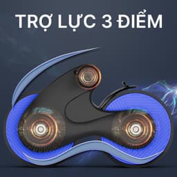 Thumbnail Con Lăn trợ lực tặng thảm lót bảo hành 12 tháng Thiết Kế Bánh Xe Rộng Êm Ái Chắc Chắn Cleacco Boro Sport 3