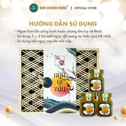 Thumbnail Yến Chưng Ngũ Vị Hạt Chia Hạt Sen Kỷ Tử Đông Trùng Hạ Thảo Kim Cương Vàng Dưỡng Da (6 Lọ/ x 70ml/Lọ) 2