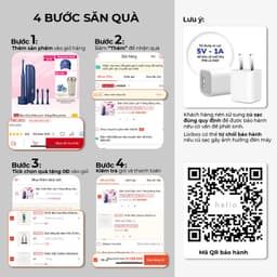 Thumbnail Set 5 Đầu Bàn Chải Thay Thế Halio Sonic SmartClean Replacement Brush Heads 3