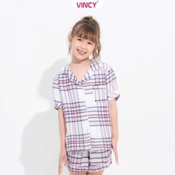 Thumbnail Bộ pijama short chất kate, họa tiết đặc trưng cho Noel cho bé KSK066S92 1