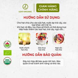Thumbnail Hạt chia đen hữu cơ C'Lavie 200g - Hạt đều, giàu chất xơ, không chứa Cholesterol 3