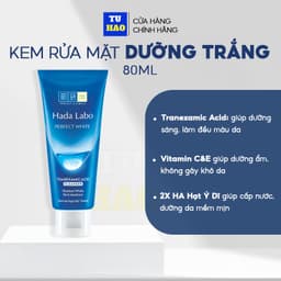 Thumbnail Sữa rửa mặt Hada Labo dưỡng ẩm, dưỡng trắng  80g - Từ Hảo 2