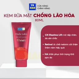 Thumbnail Sữa rửa mặt Hada Labo dưỡng ẩm, dưỡng trắng  80g - Từ Hảo 4
