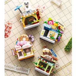 Thumbnail Bộ lắp ráp khối xây dựng LOZ mô hình Mini Cửa hàng tiện lợi, Con vật ngộ nghĩnh 8601-8612 2