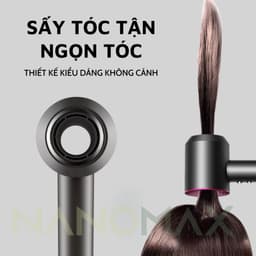 Thumbnail Máy Sấy Tóc NANOMAX High Speed 2 Chiều Nóng Lạnh Thiết Kế Không Lá Động Cơ Không Chổi Than 3 Tốc Độ Sấy 3 Chế Độ Nhiệt 2