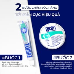 Thumbnail Combo Kem đánh răng Eucryl 62g + Bột tẩy trắng răng Eucryl 50g 4