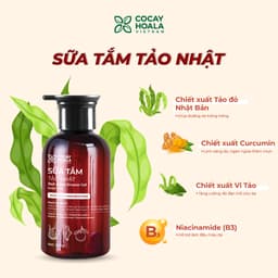 Thumbnail Combo Sữa Tắm, Sữa Dưỡng Thể Tảo Nhật Cỏ Cây Hoa Lá Hương Nước Hoa - Dưỡng Trắng Da - 300g 3