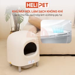Thumbnail COMBO 2 Cục Khử Mùi Máy Dọn Vệ Sinh Cho Mèo Petree x HeLiPet Chính Hãng 4