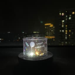 Thumbnail Đèn chiếu hình sinh nhật Happy Birthday, đèn chiếu trần Saby phát nhạc loa bluetooth, BH 12 tháng 2