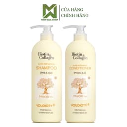 Thumbnail Dầu gội xả Biotin Collagen Voudioty 500ML - 1000ML chống rụng tóc, phục hồi , giảm gàu, kiểm soát dầu 4