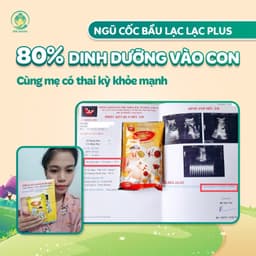 Thumbnail Ngũ cốc bầu Lạc Lạc plus DR.MAYA hộp 30 gói/600gram 3