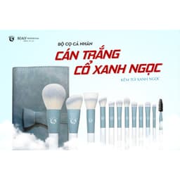 Thumbnail Bộ Cọ Trang Điểm Cán XANH NGỌC BEALY 12C - Nhẹ Nhàng - Mền Mại 1