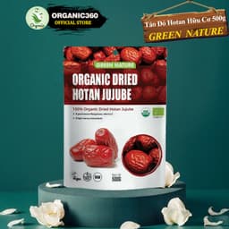 Thumbnail Táo Đỏ Hữu Cơ GREEN NATURE Organic Hotan Ruoqiang Jujube 500g 3