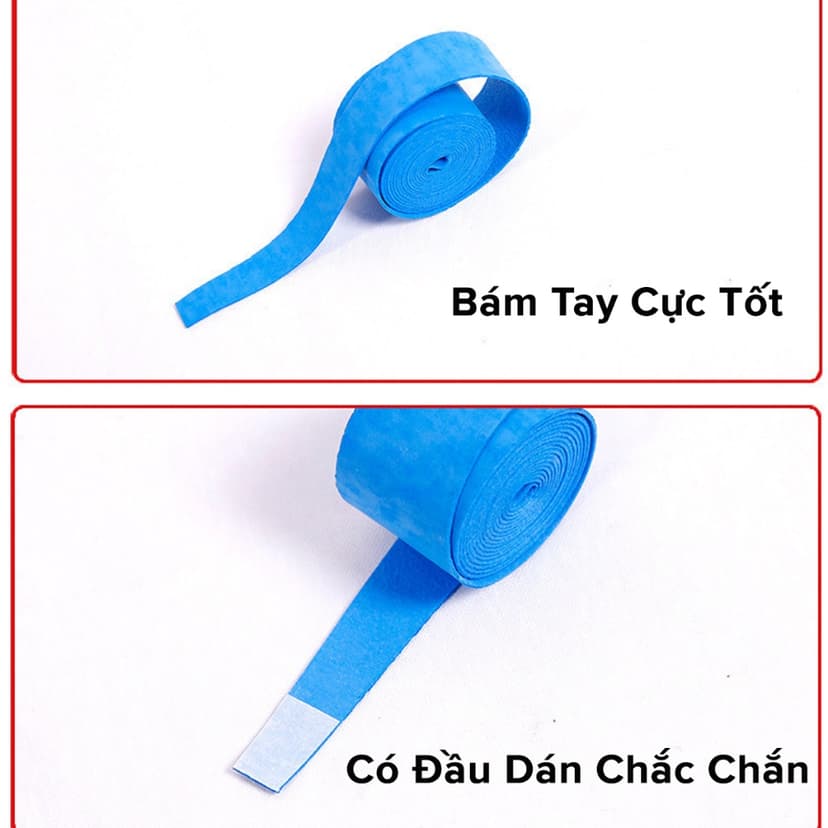 Ảnh Cuốn Cán Vợt Tennis, Cầu Lông PU Cao Cấp Dài 1100*25*0.7mm Chính Hãng Amalife (1 cái) 4