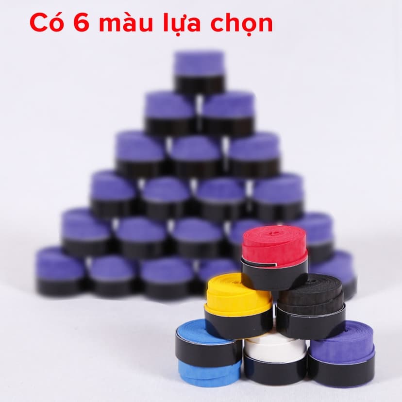 Ảnh Cuốn Cán Vợt Tennis, Cầu Lông PU Cao Cấp Dài 1100*25*0.7mm Chính Hãng Amalife (1 cái) 3