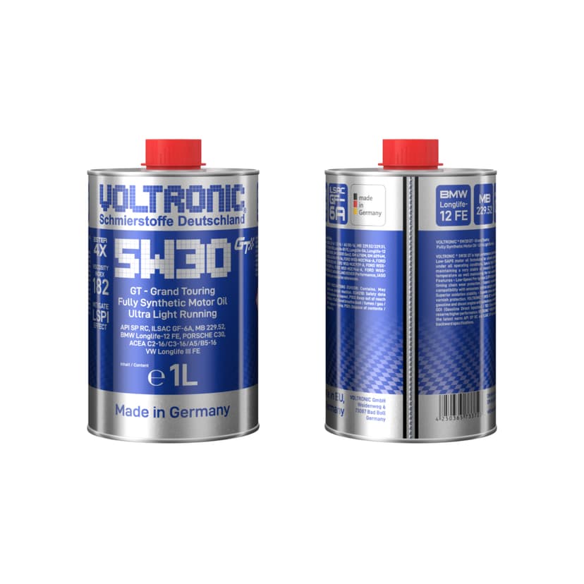 Ảnh Dầu Nhớt Xe Tay Ga và Ôtô Voltronic 5W30 GT 1L 1