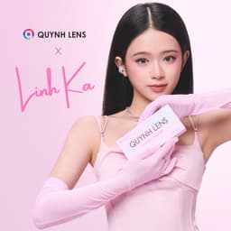 Thumbnail Kính áp tròng QUYNH LENS Olive Green 0 độ 2