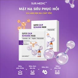 Thumbnail Combo 10 Mặt Nạ Phục Hồi - Làm Dịu Da SUR.MEDIC Super Calm Repairing Mask 28g/miếng 1