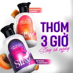 Thumbnail Combo Sữa Tắm và Sữa Dưỡng Thể Body Lotion SLAY Hương Mơ Má Đào hoặc Cam Bergamot 200ml & 500ml 2