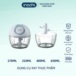 Thumbnail Dụng cụ xay tỏi ớt Inochi. lưỡi dao bén, nhựa cao cấp an toàn cho sức khỏe. Máy xay tỏi ớt cầm tay nhỏ gọn, dễ vệ sinh 1