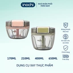 Thumbnail Dụng cụ xay tỏi ớt Inochi. lưỡi dao bén, nhựa cao cấp an toàn cho sức khỏe. Máy xay tỏi ớt cầm tay nhỏ gọn, dễ vệ sinh 2