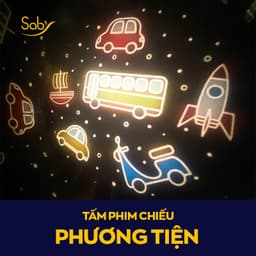 Thumbnail Tấm phim chiếu Saby hình phương tiện giao thông,phim chiếu đèn chiếu sao Saby Dreamz,Saby Stories 1