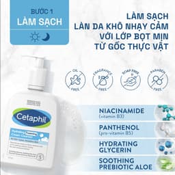 Thumbnail Sữa Rửa Mặt Dịu Nhẹ Cetaphil Gentle Skin Cleanser (500ml) 2