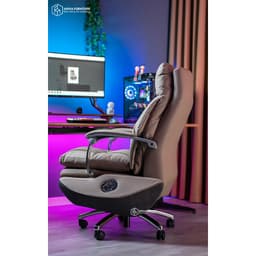 Thumbnail Ghế giám đốc Nghiafurniture Master Pro 02, da bò, thiết kế công thái học, tích hợp pin, sạc usb 3