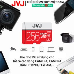 Thumbnail Thẻ nhớ 32Gb 64gb 128gb 256gb JVJ Pro U3 Class 10–chuyên dụng cho CAMERA, Điện thoại, Máy ảnh,.. Bảo hành 9 năm 1 đổi 1 2