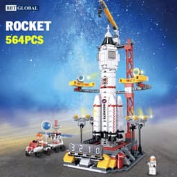 Thumbnail Đồ chơi bé trai xếp hình,biến hình siêu nhân, rô bốt, xe cảnh sát BBTGlobal nhiều chi tiết 2