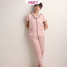 Thumbnail Bộ Đồ Satin Dài Nữ Vincy BSD034W11 3