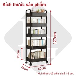 Thumbnail bg.company2017- Kệ Tiện Lợi,Xe Đẩy Spa YTC Để Đồ Đa Năng, bánh xe không có khóa 3