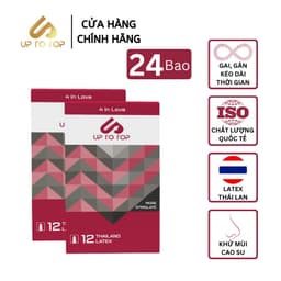 Thumbnail Combo 2 Bao Cao Su UP 4 In Love Kéo Dài Thời Gian Gai Gân 2Hộp 12bao+ Tặng Hộp12 +quà hấp dẫn 1