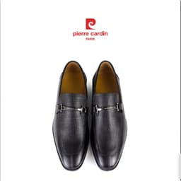 Thumbnail Giày tây lười Pierre Cardin chất liệu da bò cao cấp, khóa kéo phụ kiện logo - 783 2