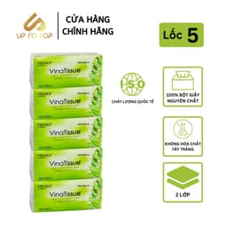 Thumbnail Khăn giấy lụa giấy ăn rút PREMIER Vinatissue 180 tờ chính hãng, siêu mềm mịn không tẩy trắng 2