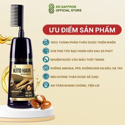 Thumbnail Dầu gội phủ bạc Kito Hair thương hiệu Dr.Saffron date t10/2025 2