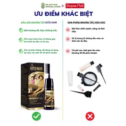 Thumbnail Dầu gội phủ bạc Kito Hair thương hiệu Dr.Saffron date t10/2025 4
