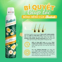 Thumbnail 2 Chai Dầu Gội Khô Batiste 100% Naturally Tinh Chất Thiên Nhiên Giúp Tóc Hết Bết Dính, Tươi Mới 200ml 4