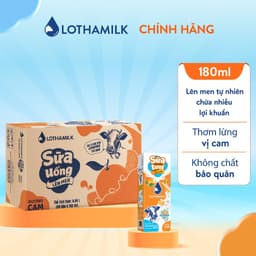 Thumbnail Thùng 48 hộp sữa tươi lên men tiệt trùng Lothamilk 180ml 3