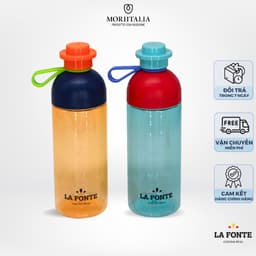 Thumbnail Bình nước thể thao nắp tròn LA FONTE 600ml, Chất liệu PP cao cấp - Chính hãng MORIITALIA 0886204 2