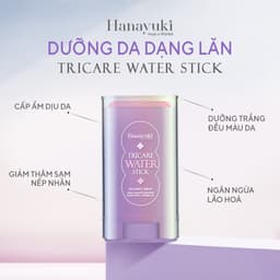 Thumbnail Kem Dưỡng Trắng Da Hanayuki Chính Hãng, Lăn Dưỡng Da Hanayuki Tricare Water Stick Plumb Skin Cấp Ẩm Ngừa Lão Hoá 20g 2
