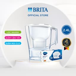 Thumbnail Combo bình lọc nước BRITA Aluna White +  Hộp 3 lõi lọc BRITA Maxtra 1