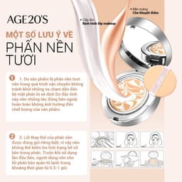 Thumbnail Phấn Nền Lạnh Kim Cương AGE20's Essence Cover Pact ORIGINAL SPF 50+/PA +++ 12.5g 4