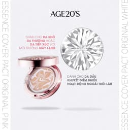 Thumbnail Phấn Nền Lạnh Kim Cương AGE20's Essence Cover Pact ORIGINAL SPF 50+/PA +++ 12.5g 3