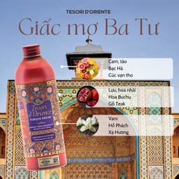 Thumbnail Sữa tắm nước hoa Tesori D' Oriente Giấc mơ ba tư 500ml nhập Ý kèm vòi lưu hương đến 8h 2